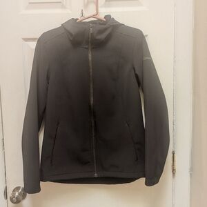 Columbia Women's Kruser Ridge Plush Hooded Softshell Jacket, Black, Small